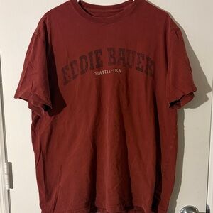 Eddie Bauer Men's Brick Red Short Sleeve Tee